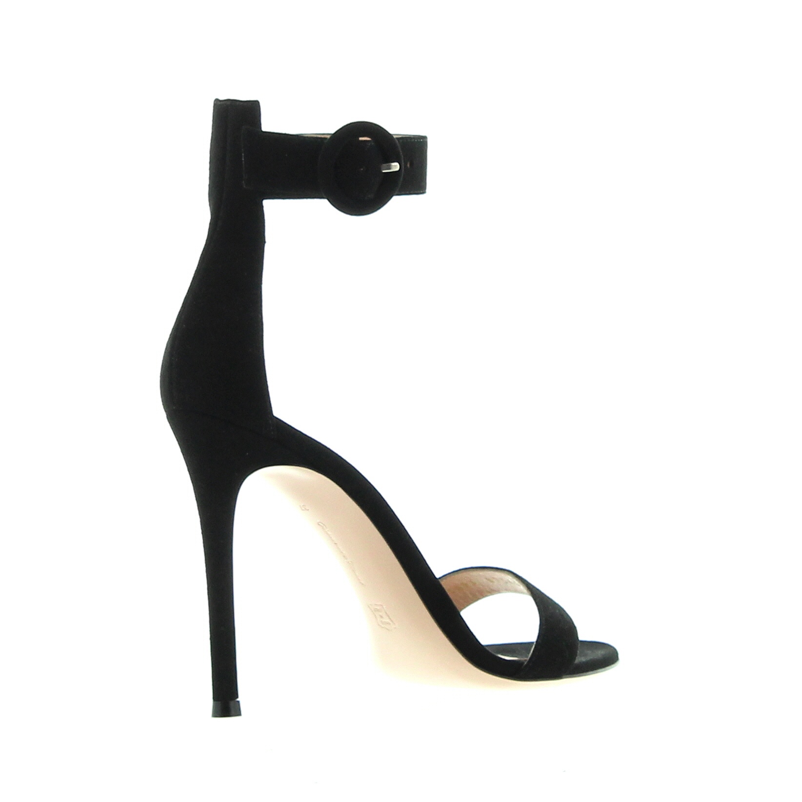 Gianvito Rossi – Portofino Sandal 105 Black Suede - 3