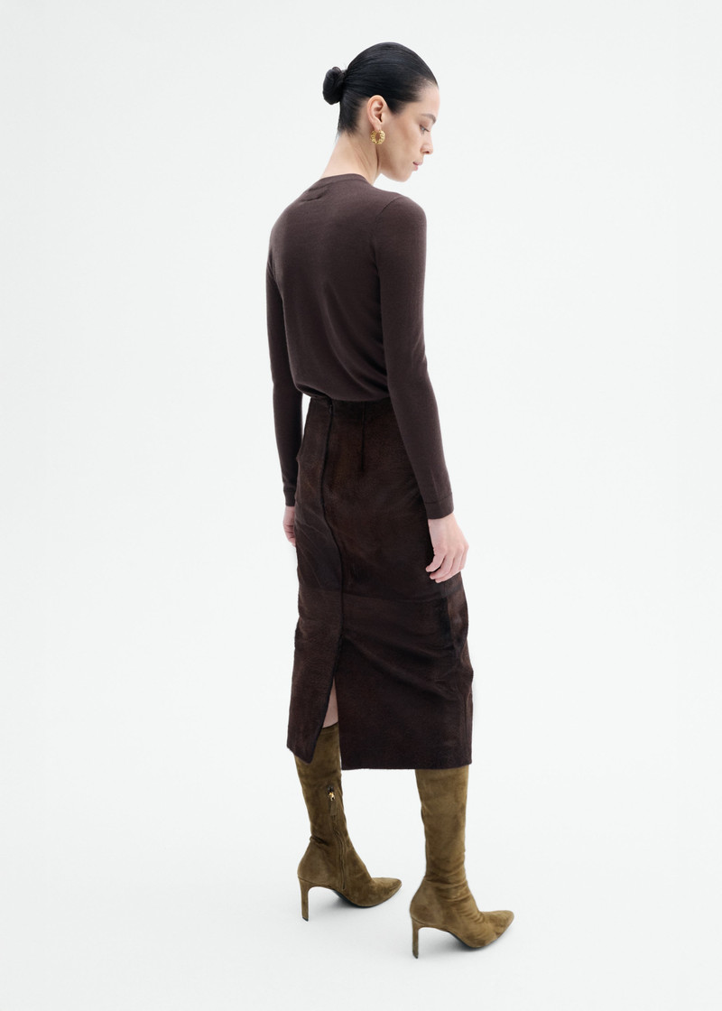 Pencil Skirt in Calf Hair 5