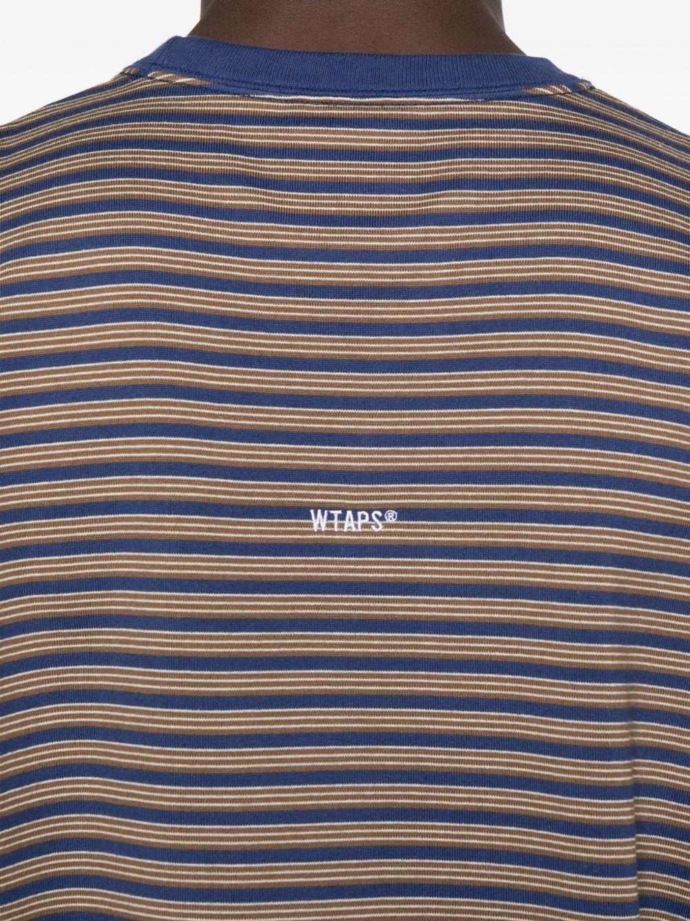 striped short-sleeve T-shirt - 4