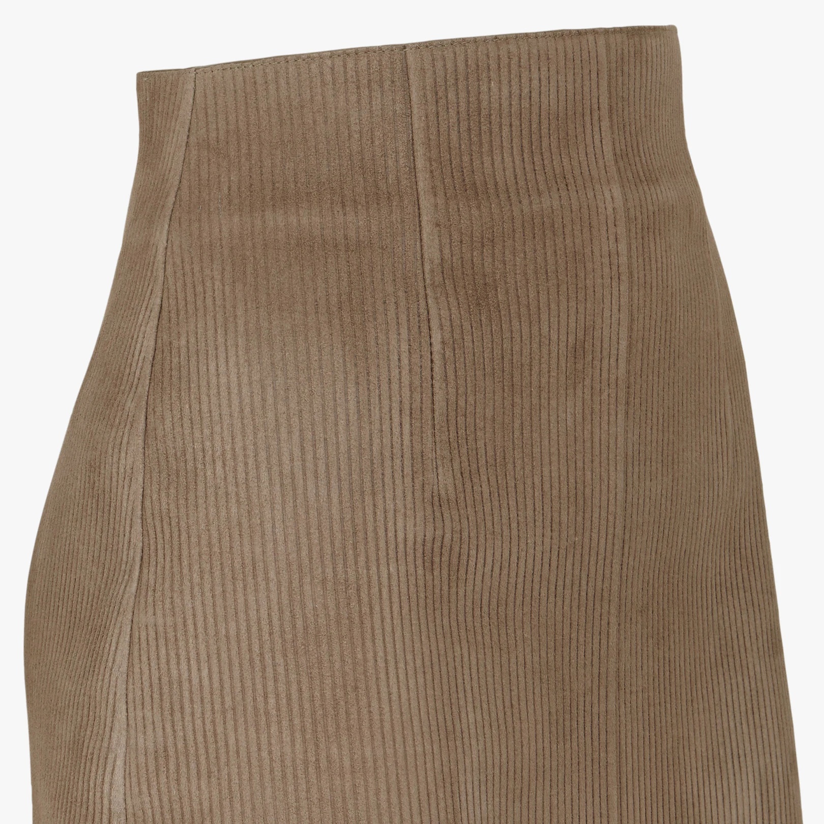 Brown suede skirt - 3