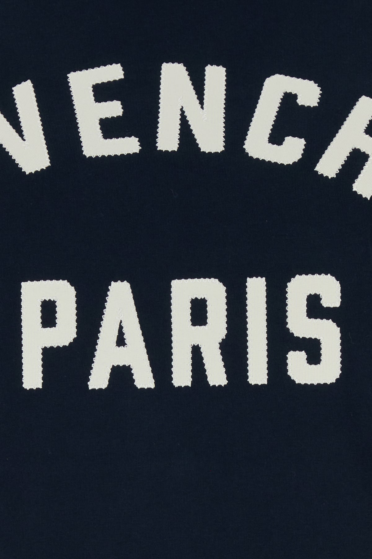 Navy blue cotton oversize t-shirt - 3