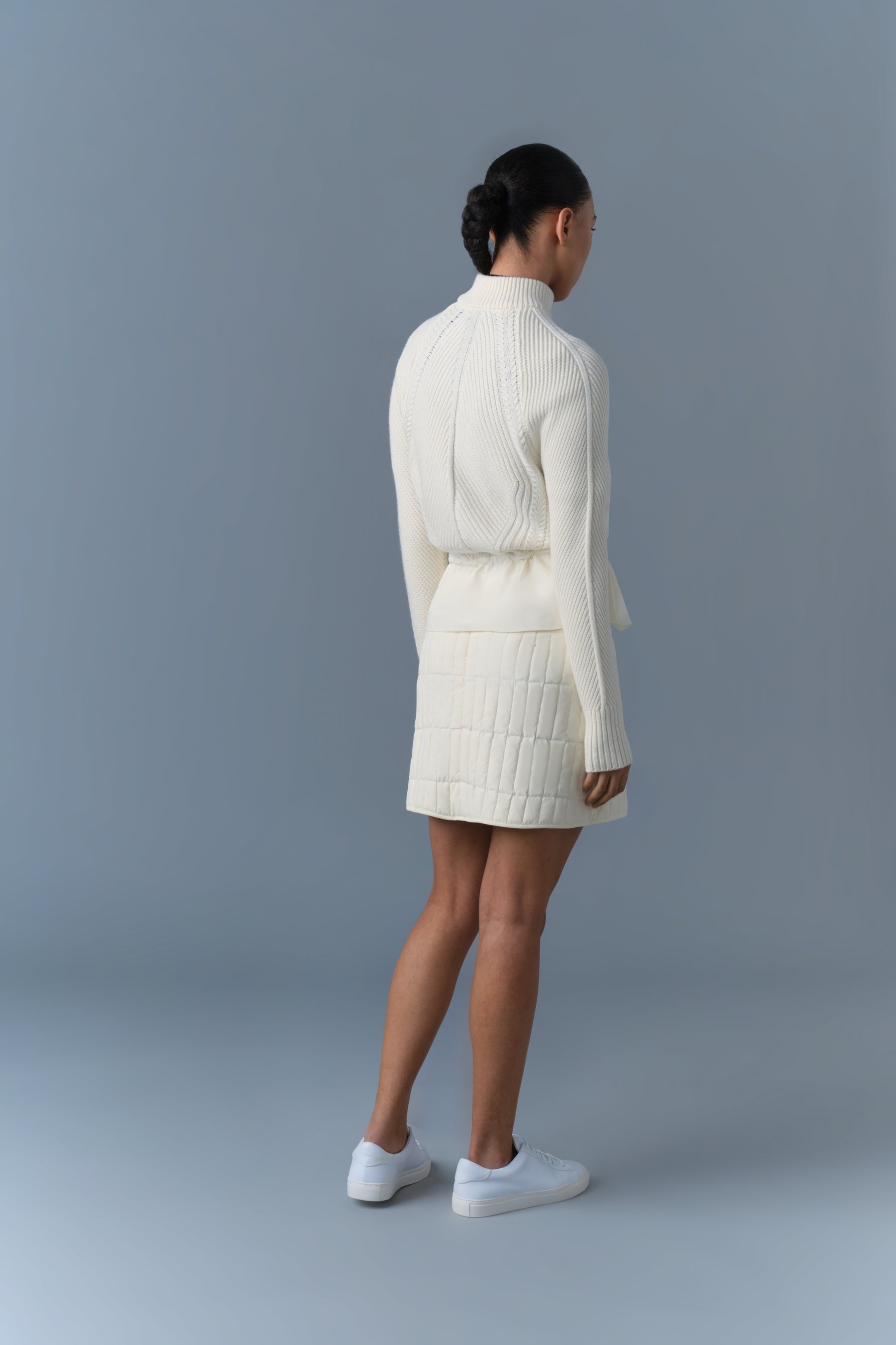 JORANE Mixed Media Zip Jacket - 4