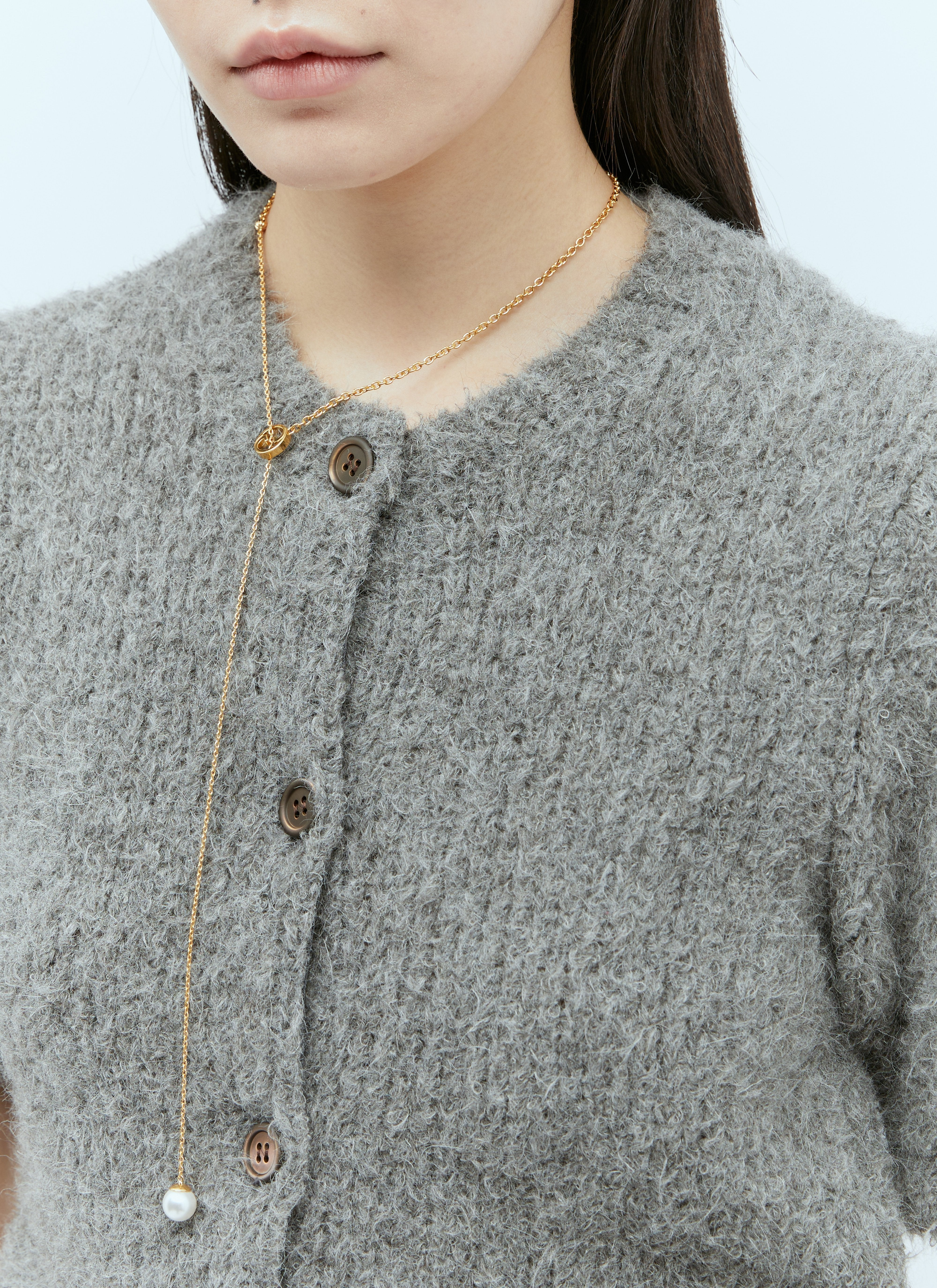 Gucci Women Blondie Pearl Drop Necklace - 5