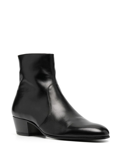 SAINT LAURENT Cole zipped ankle boots outlook