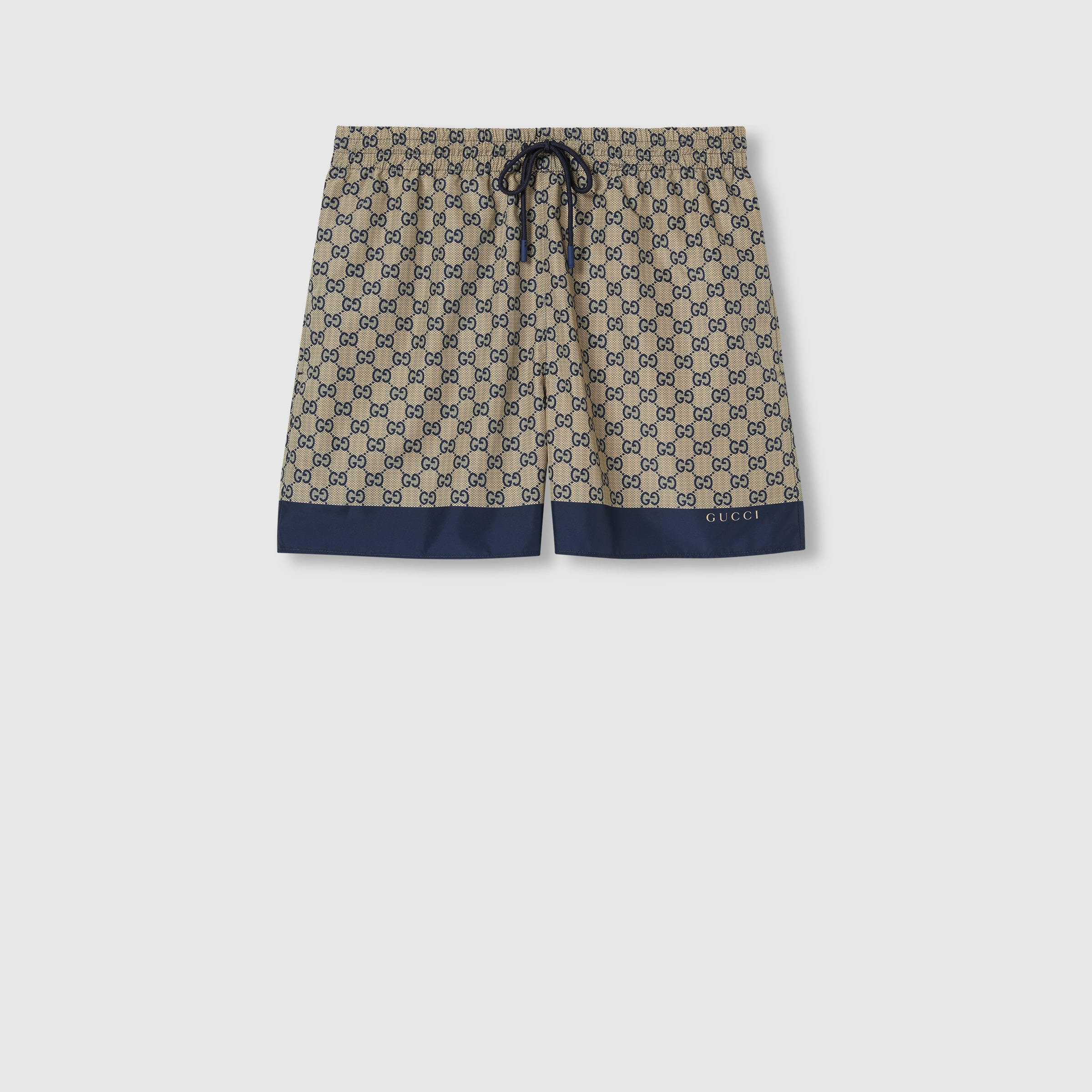 Printed poplin tech swim shorts - 1