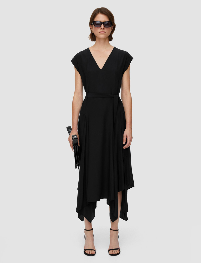 JOSEPH Silk Crepe de Chine Goodman Dress outlook