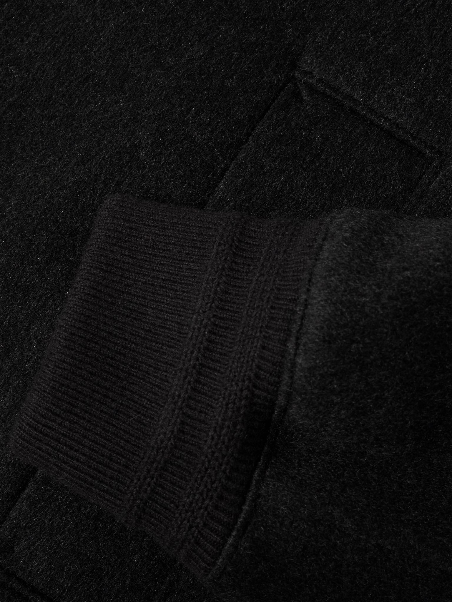 Marius Brushed-Cashmere Jacket Charcoal - 5
