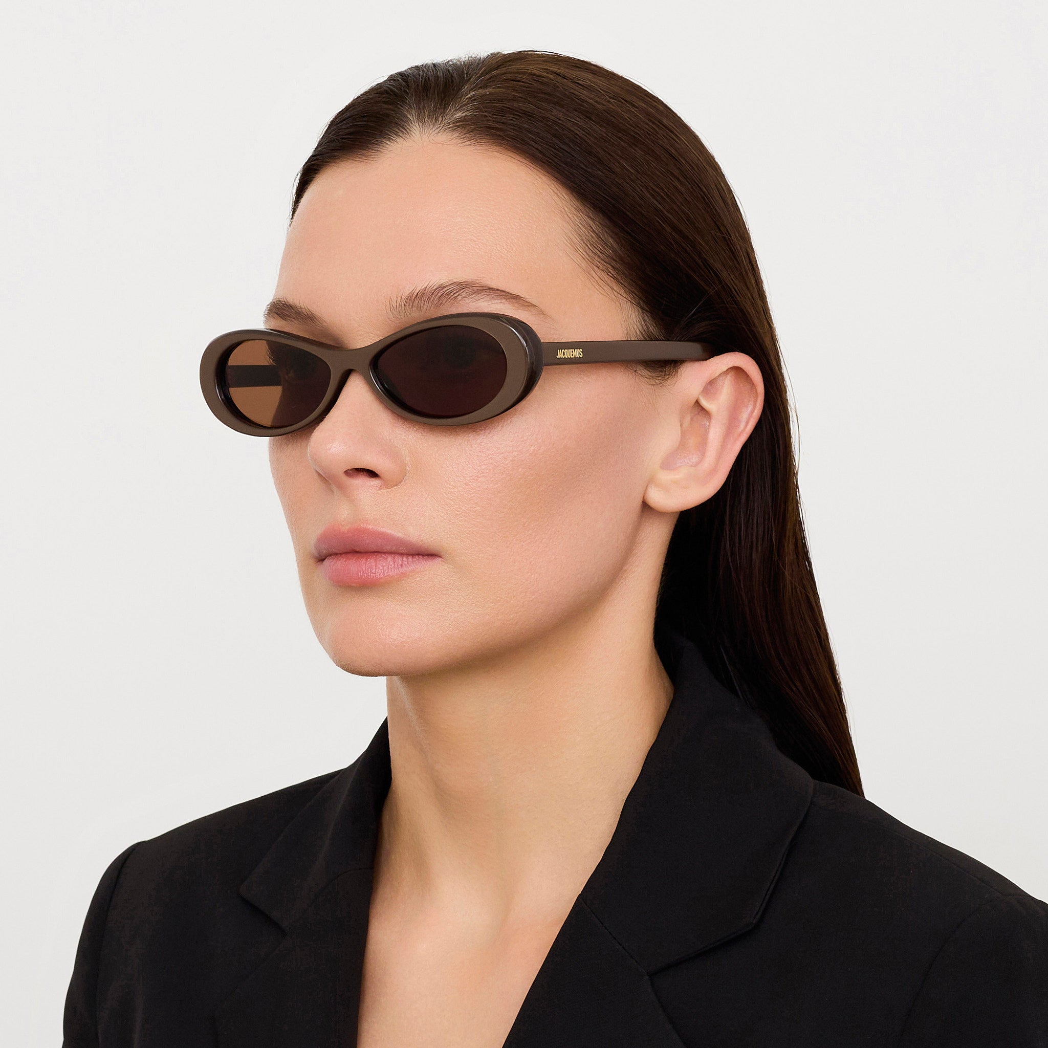 Nuvola Sunglasses in Metallic Brown - 2