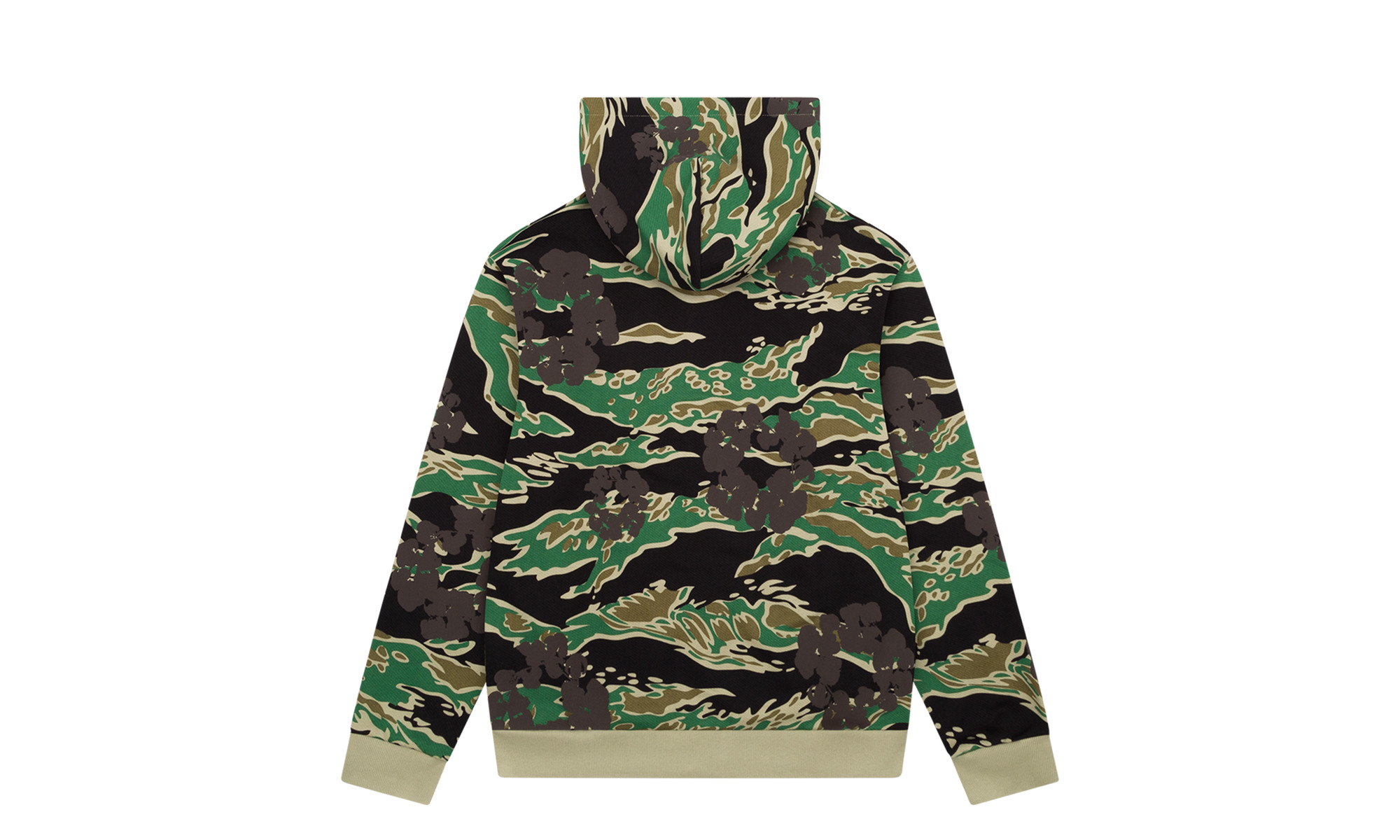 Cotton Wreath Zip Hoodie "Camo" - 2