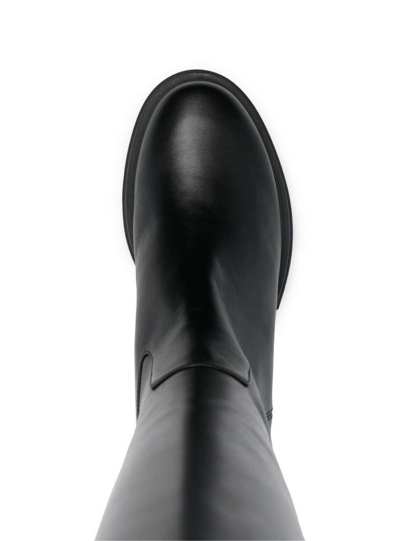 Soho calf-length leather boots - 4