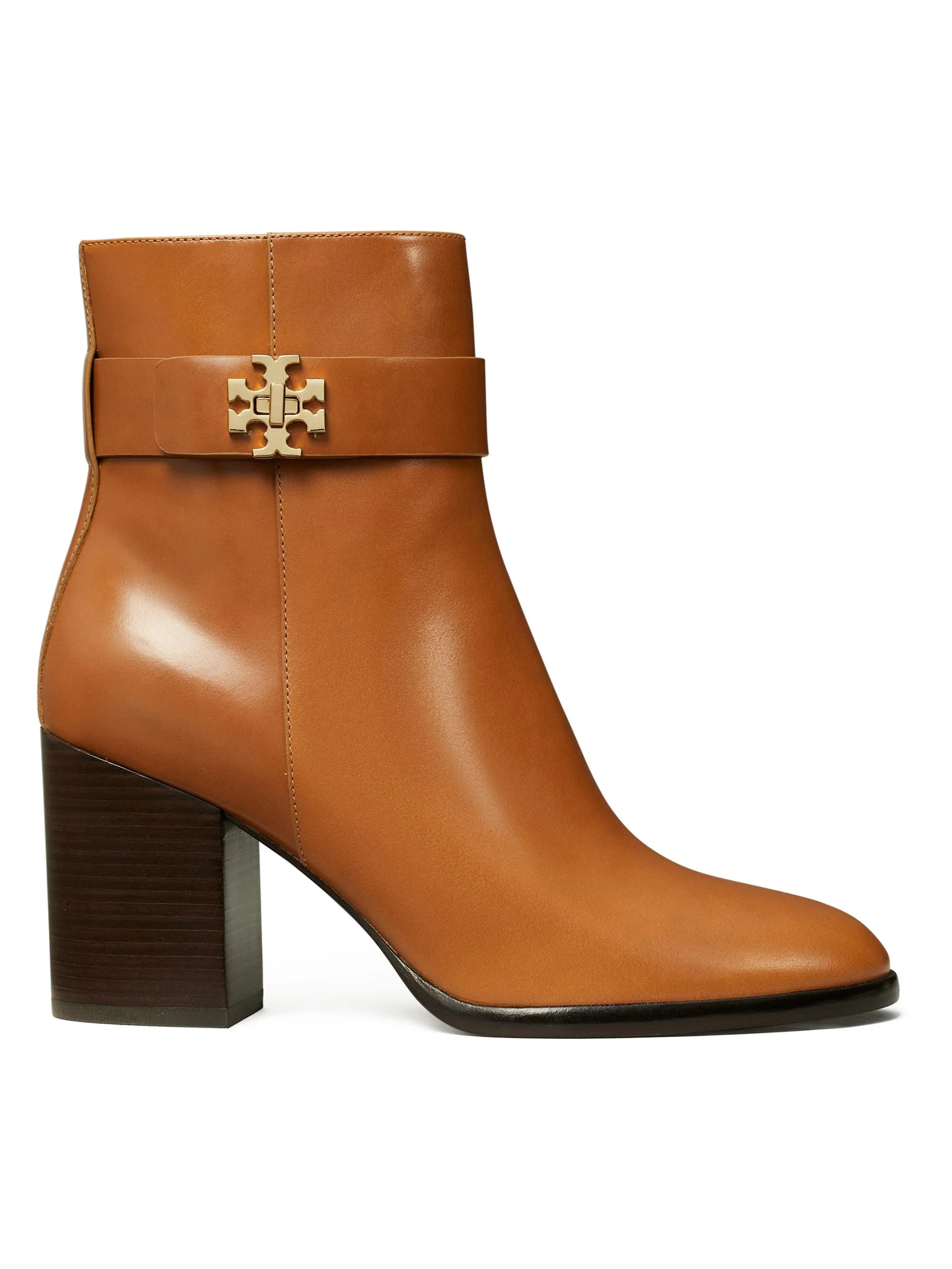 Women's T-Lock 80MM Leather Ankle Boots - Sierra Cognac - 1
