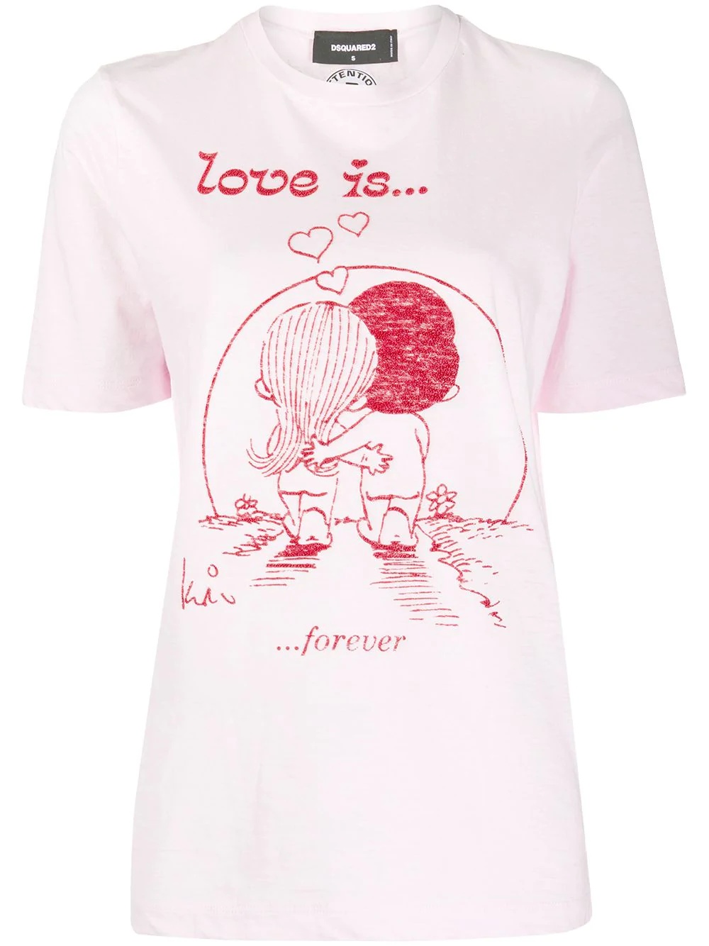 Love Is Forever-print T-shirt - 1