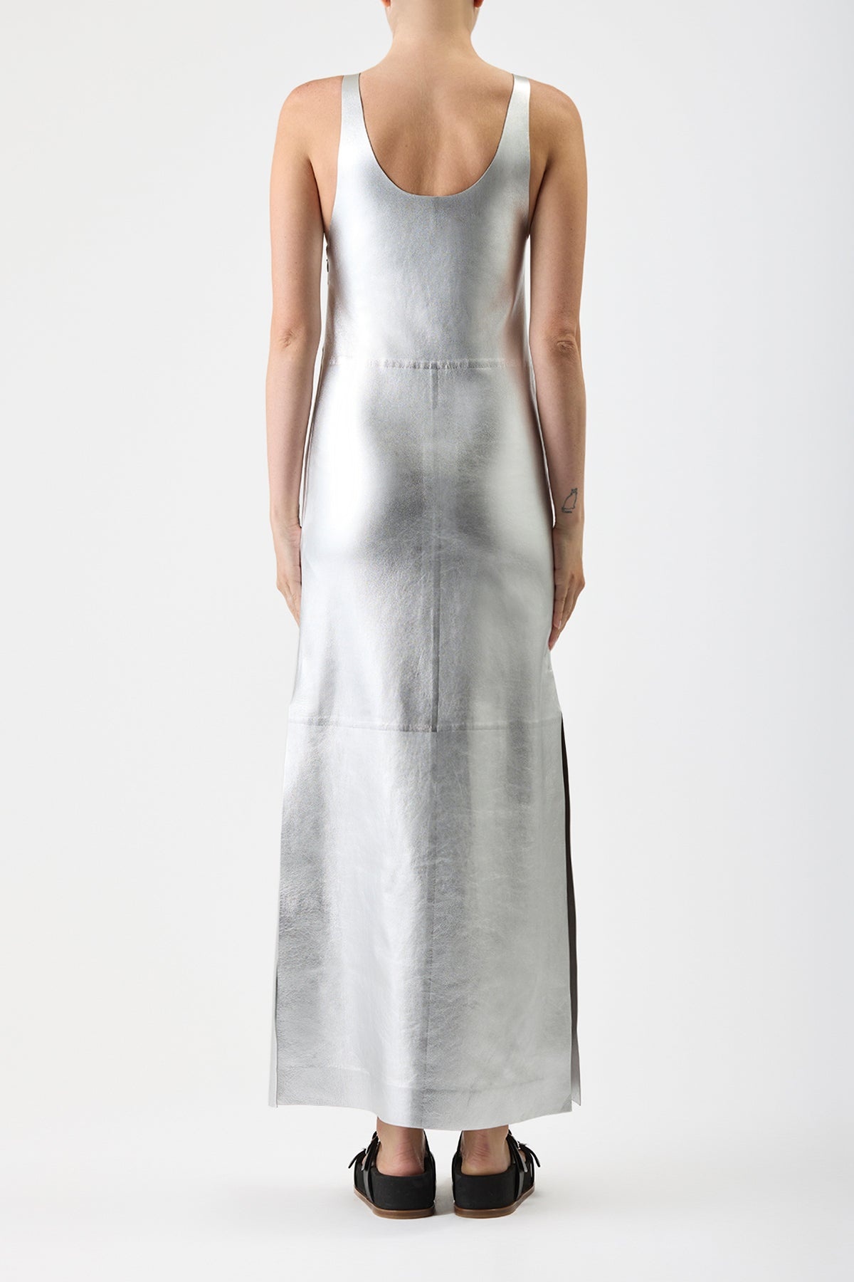 Ellson Dress in Leather - 5