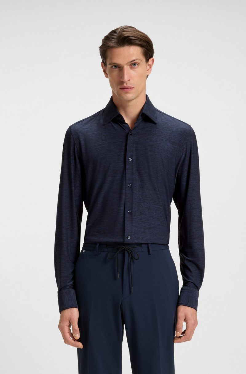 SLIM-FIT SHIRT IN BRUSHED PERFORMANCE-STRETCH FLANNEL 2