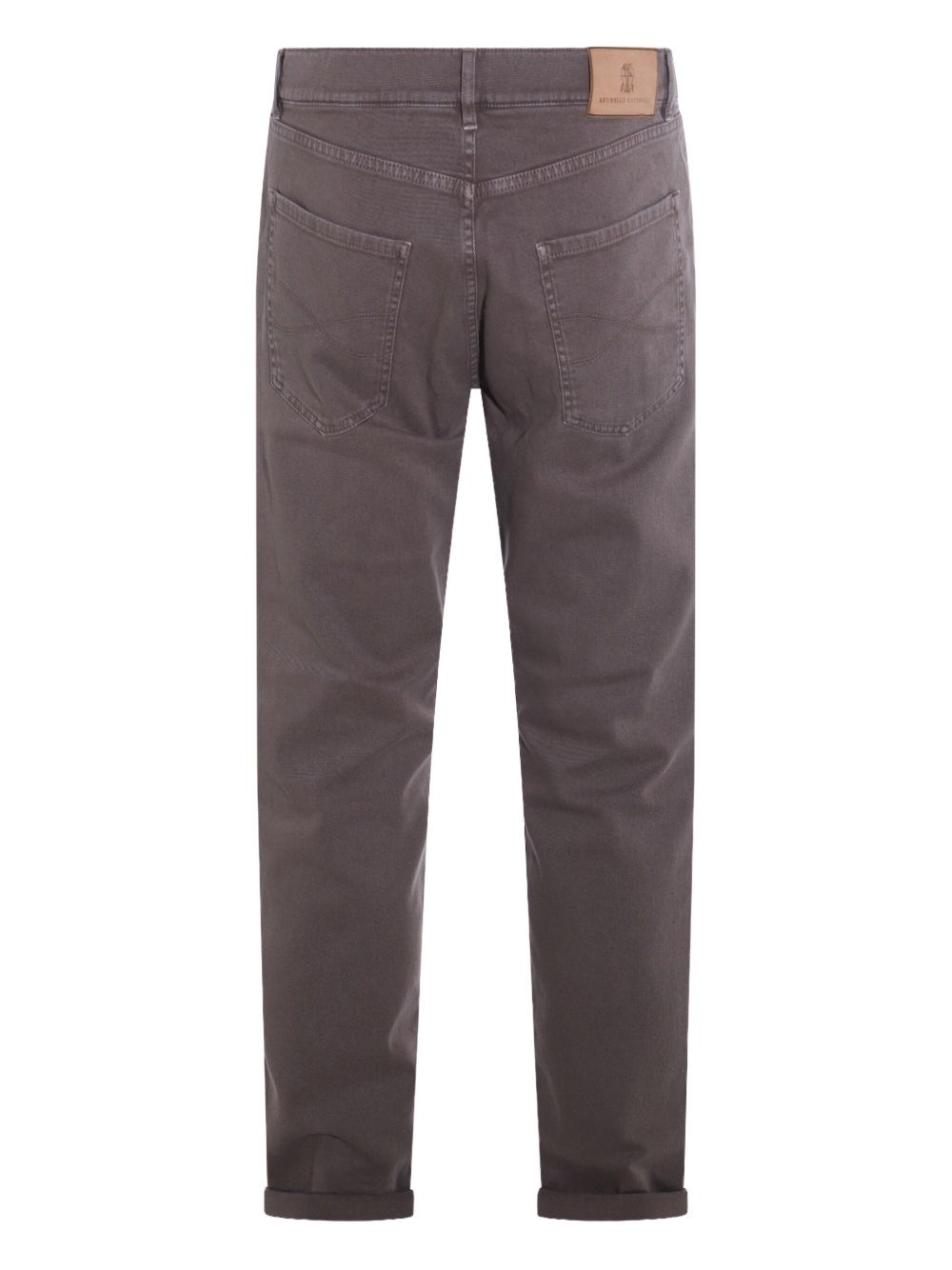 embroidered-pocket trousers - 2