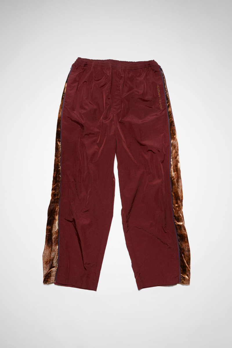 Casual trousers - Burgundy - 1