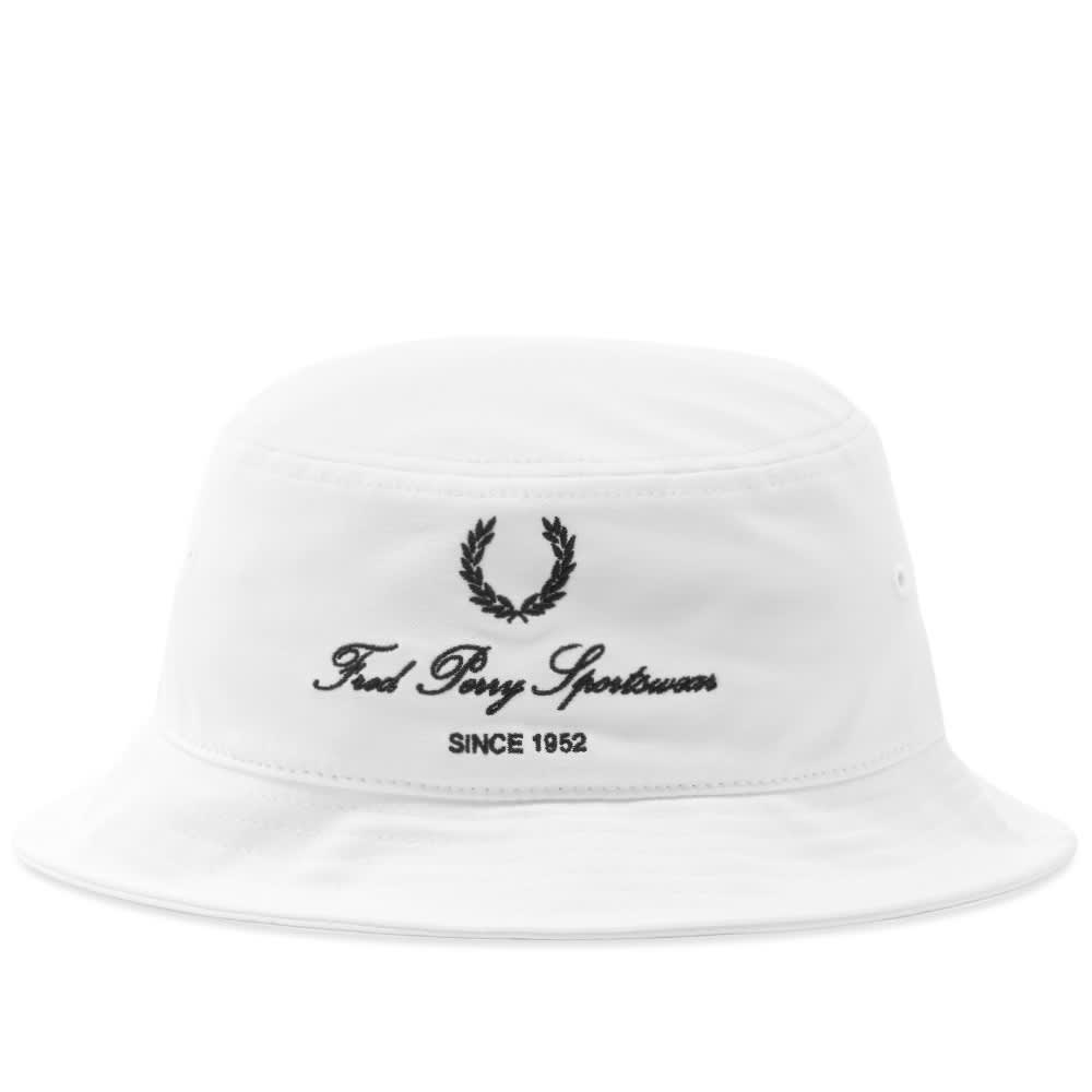 Fred Perry Authentic Script Logo Bucket Hat - 1