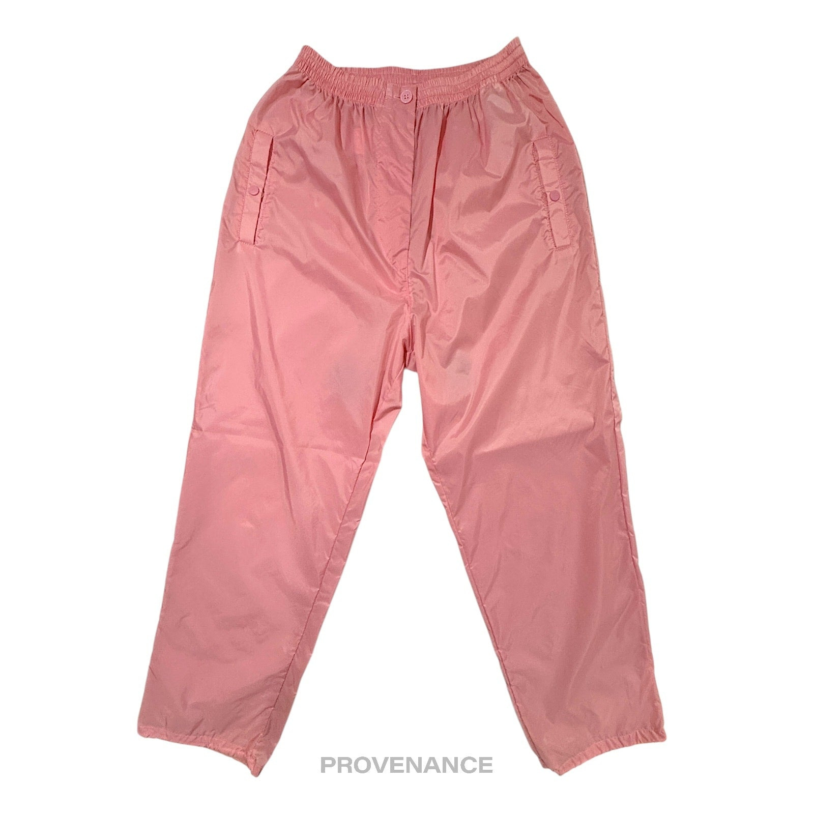 Balencigaa Sports Logo Nylon Tracksuit Set - Pink L - 3