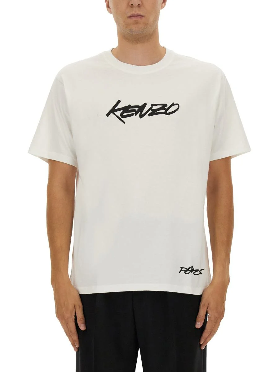 Kenzo Futura Print T-Shirt - 1