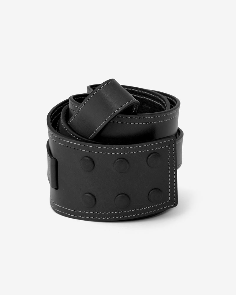 MOSHY LEATHER BELT - 4