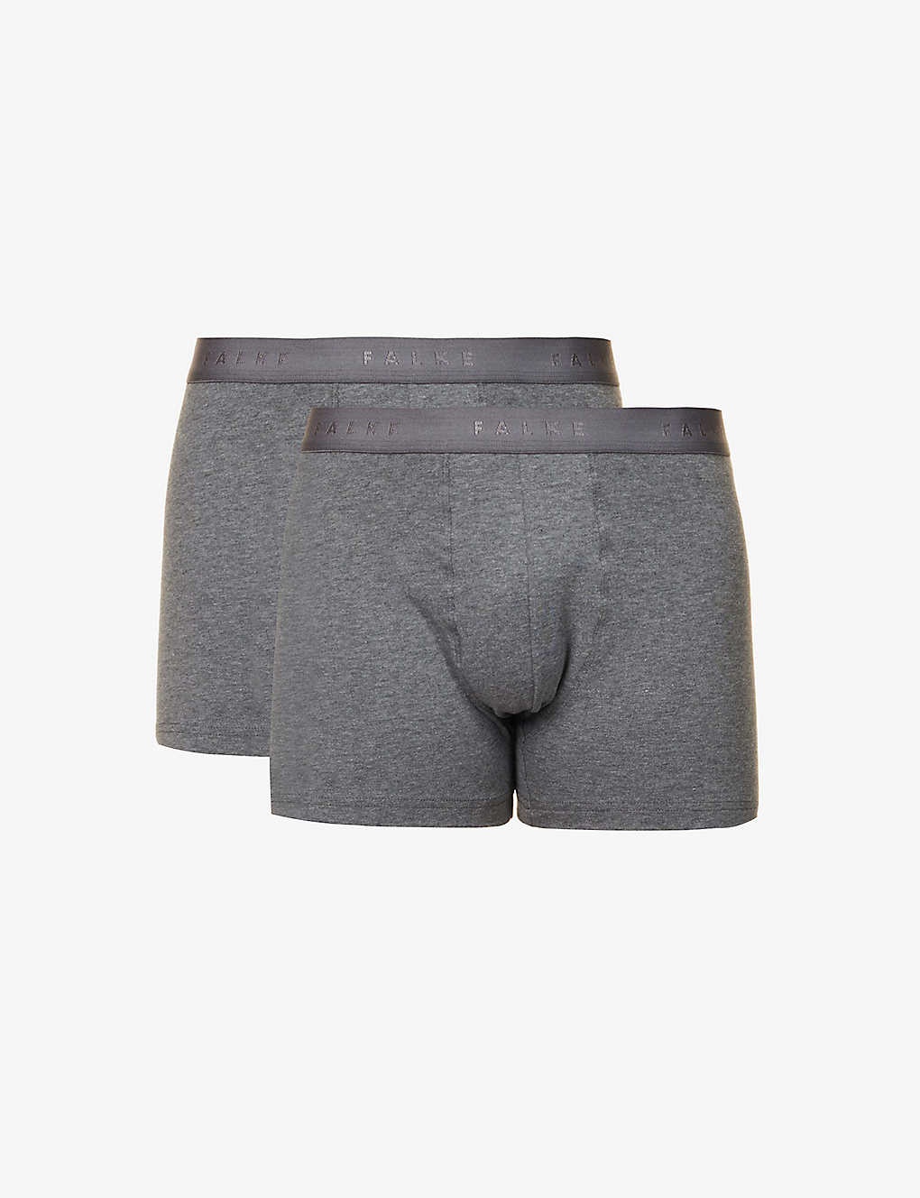 Tonal waistband pack of two stretch-cotton boxers - 1