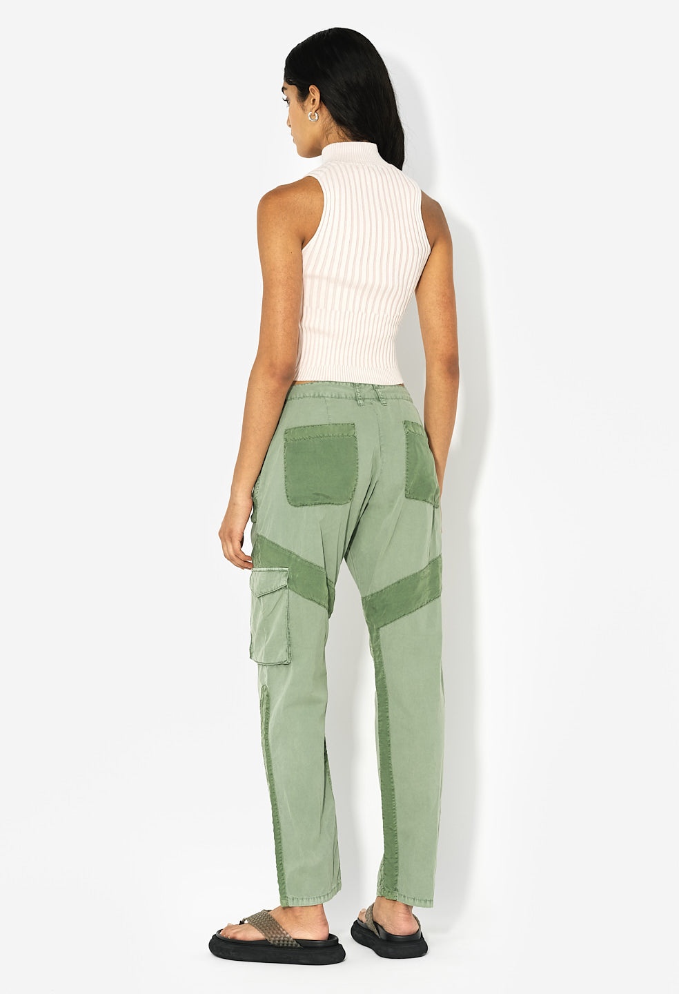 PANELED UTILITY PANT - 4