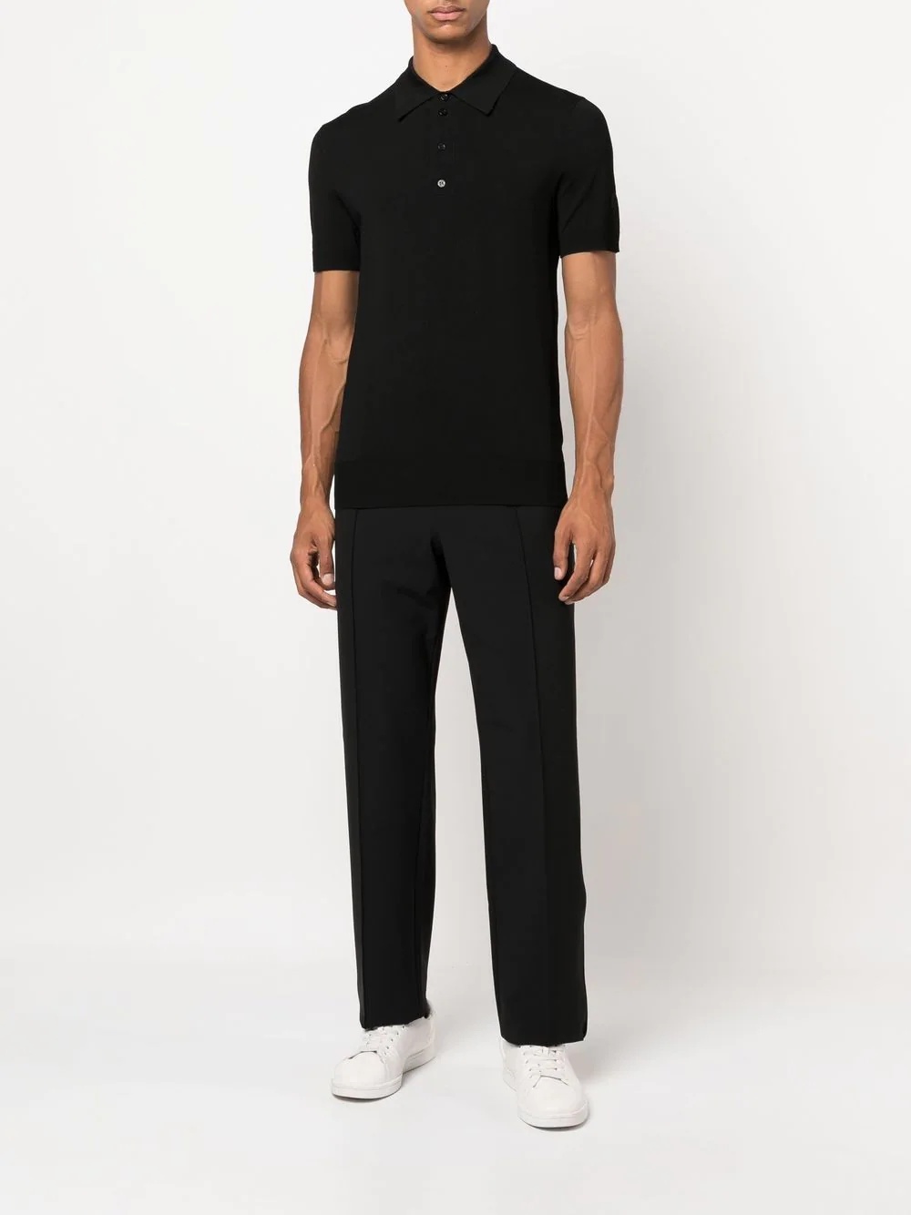 short-sleeved polo shirt - 2