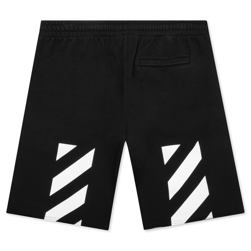 Off-White OFF-WHITE C/O VIRGIL ABLOH DIAG HELVETICA SWEATSHORT - BLACK/WHITE outlook