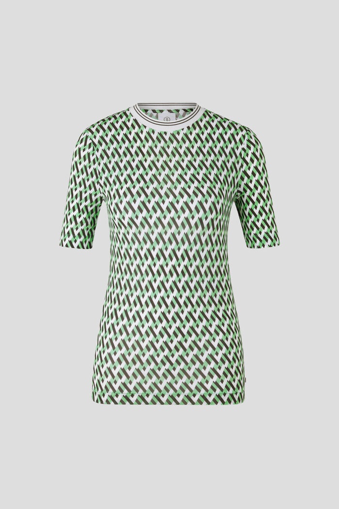 Alene Shirt in Green/White - 1