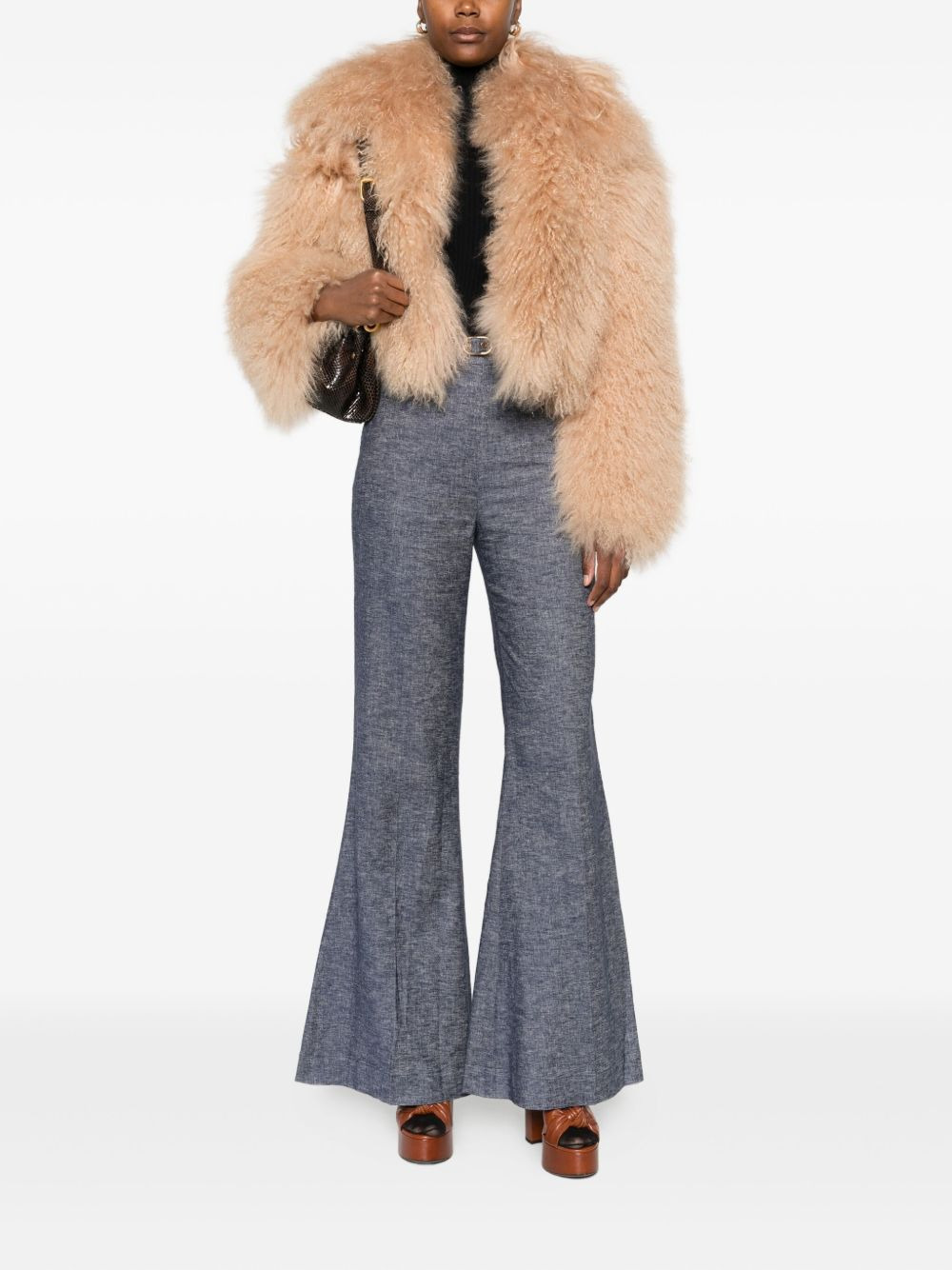 Hypnotic belted flared trousers - 2