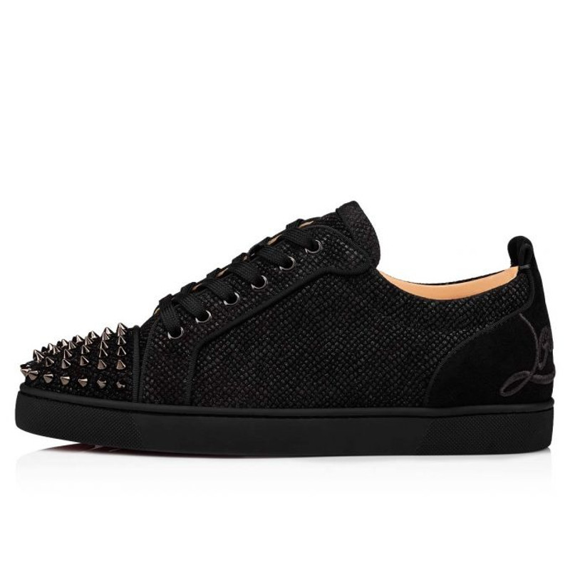Christian Louboutin Fun Louis Junior Spikes BLACK/BLACK GUN outlook