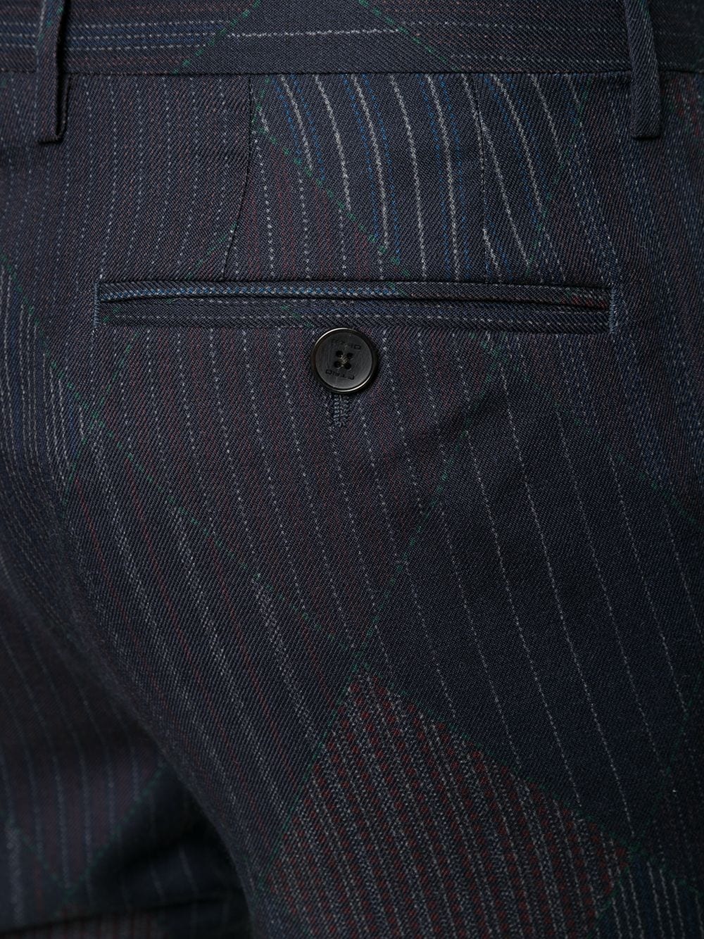 pinstripe tailored trousers - 5