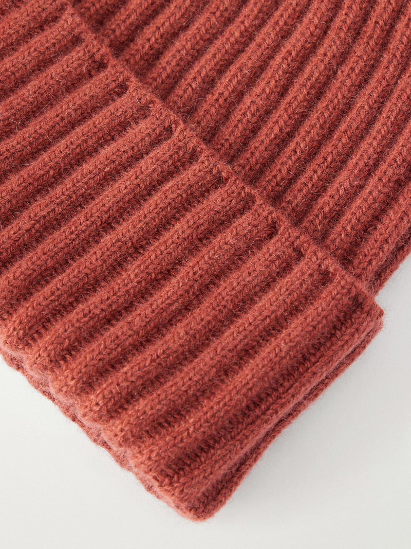 Ribbed Cashmere Beanie 4