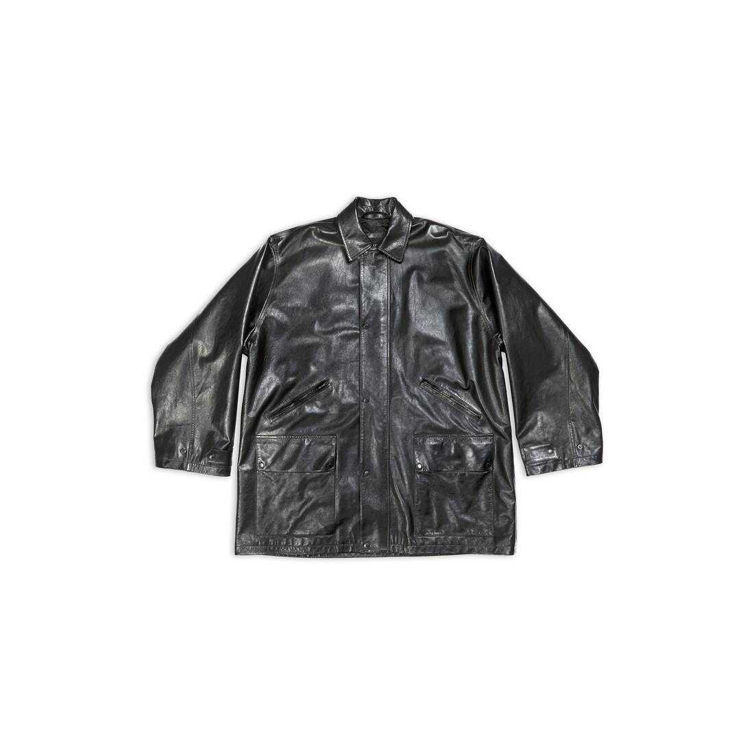 Men's Parka in Black - 1