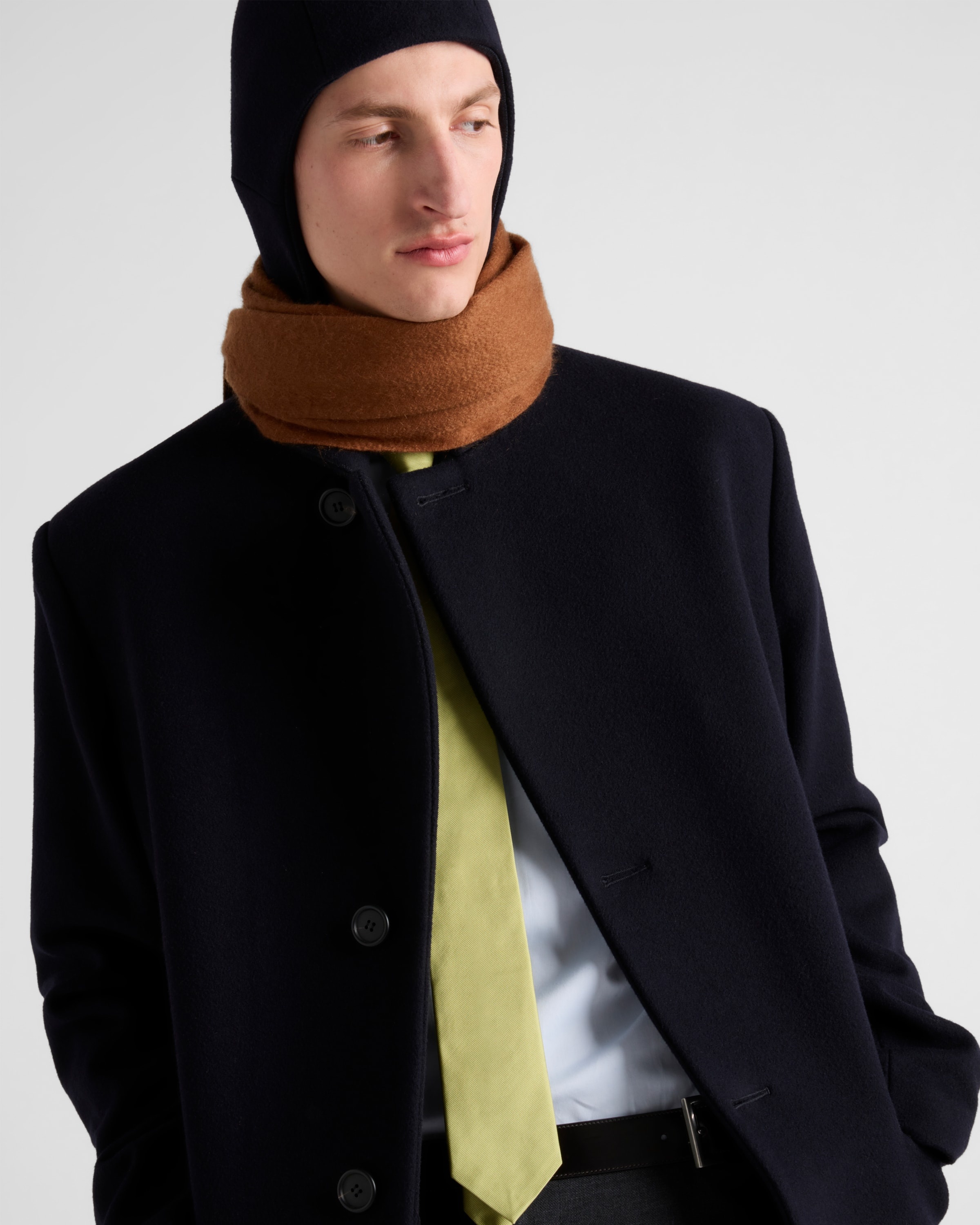コート PRADA Midnight Blue Wool Blend Coat Prada Midnight Blue Wool Blend Coat | italist