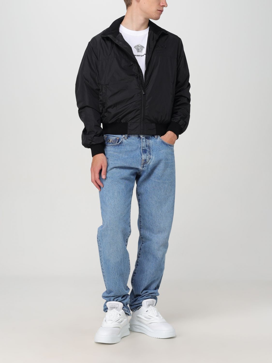 VERSACE Jacket men Versace | giglio | REVERSIBLE