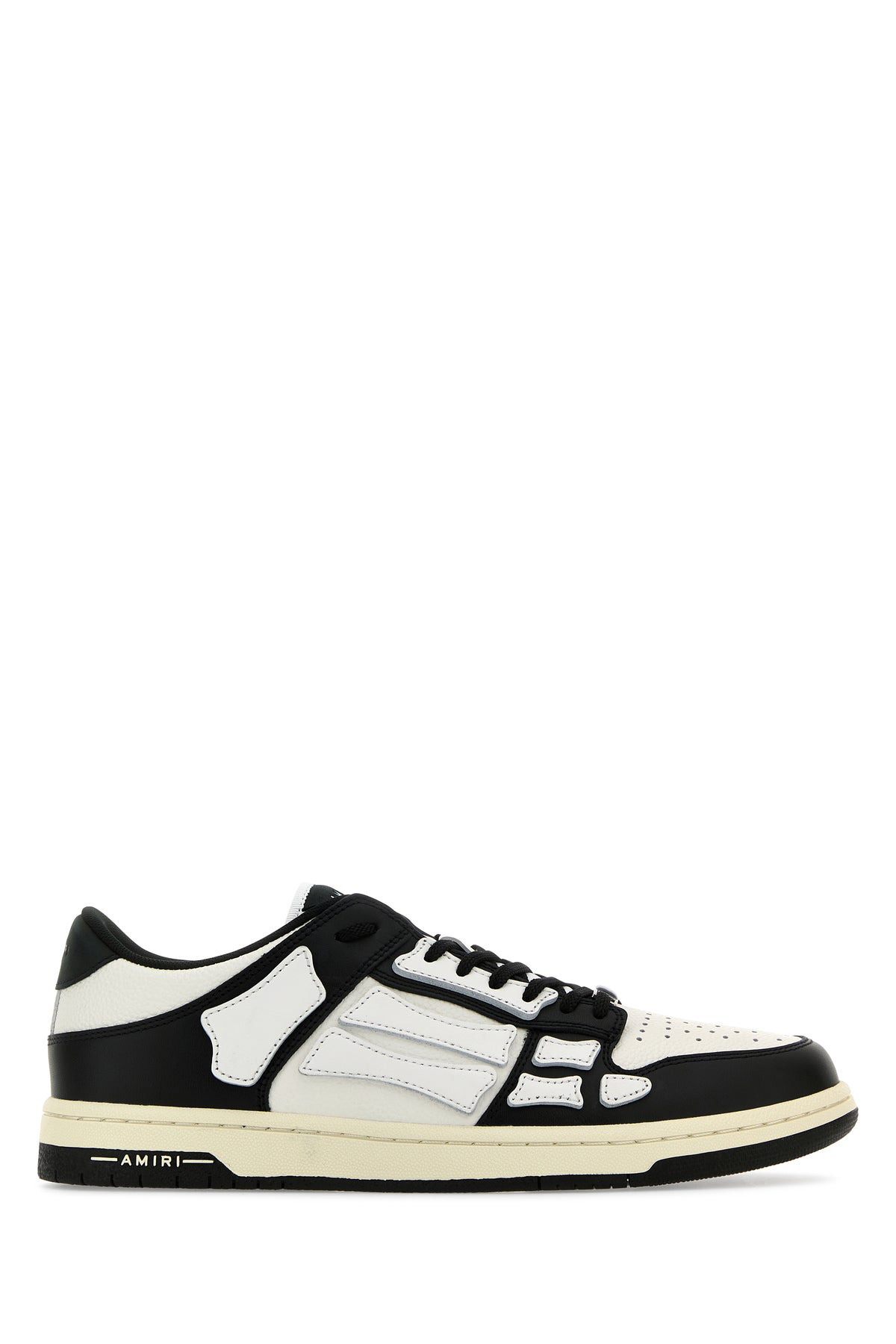 Two-tone leather Skel sneakers - 1