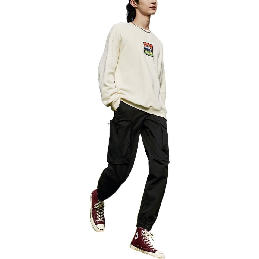 Converse Counter Climate Graphic Crew Sweatshirt 'White' 10025032-A02 - 3
