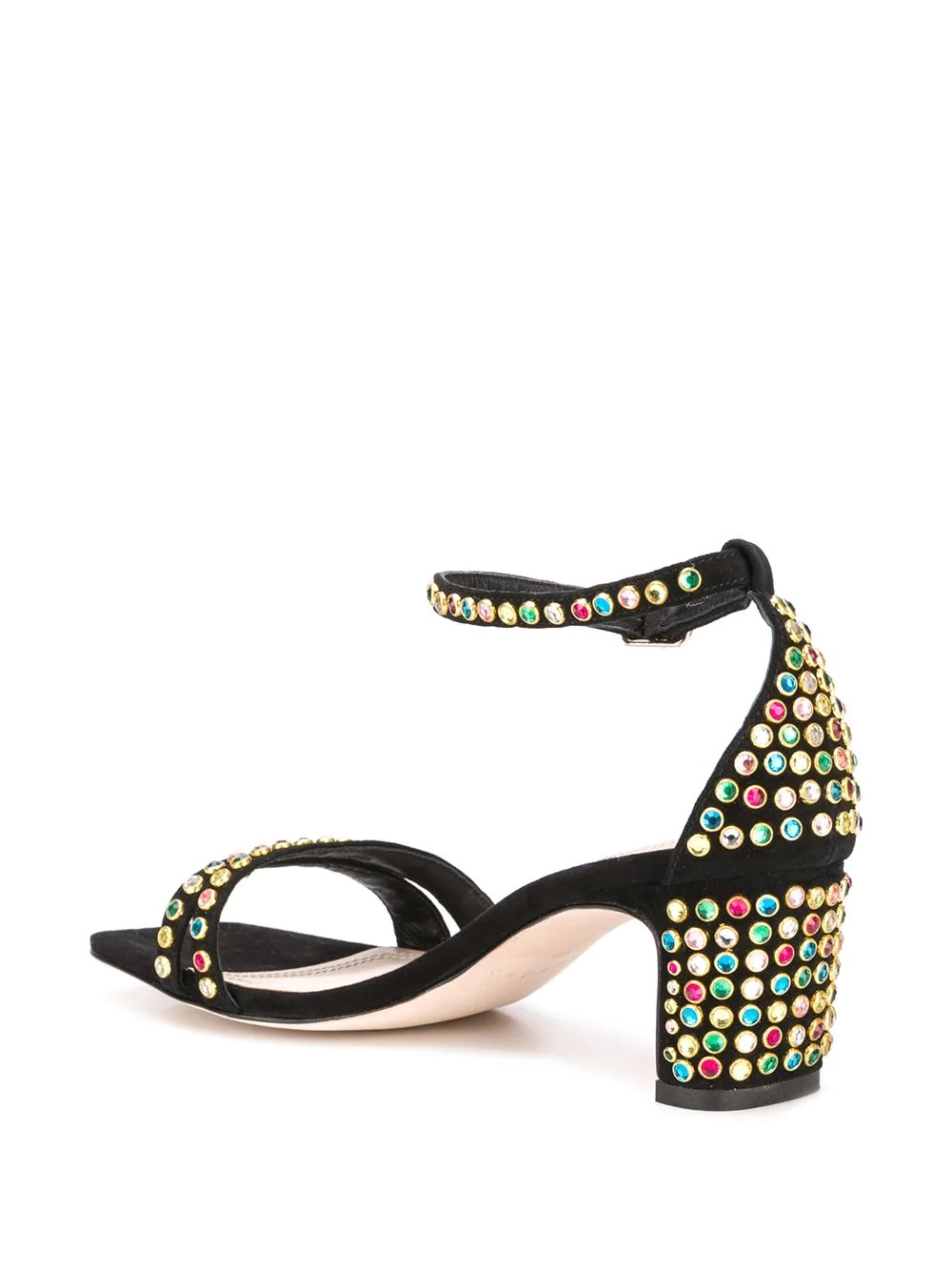 Jaden crystal-embellished sandals - 3