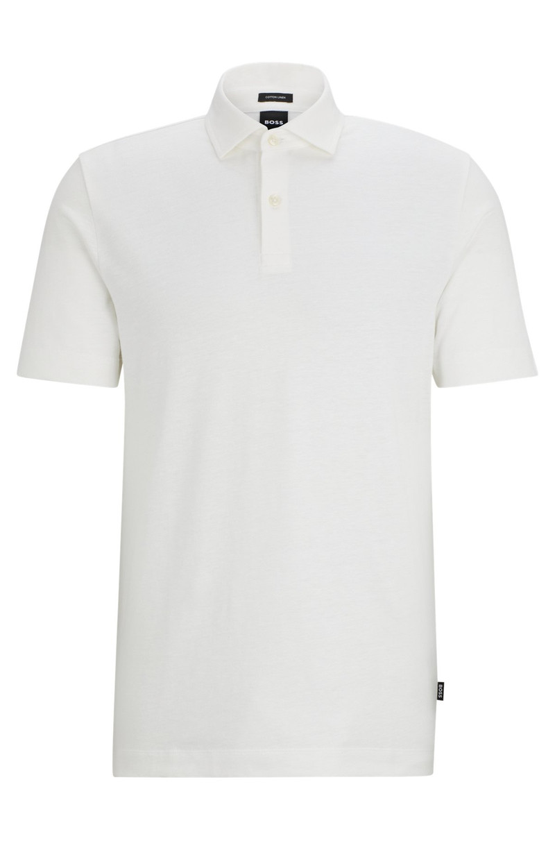 REGULAR-FIT POLO SHIRT IN COTTON과 LINEN의 1