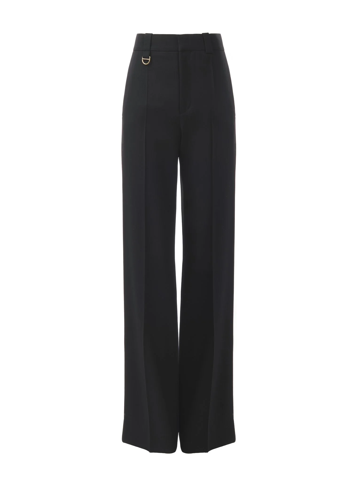 BOYISH TAILORED PANTS IN WOOL GRAIN DE POUDRE - 1