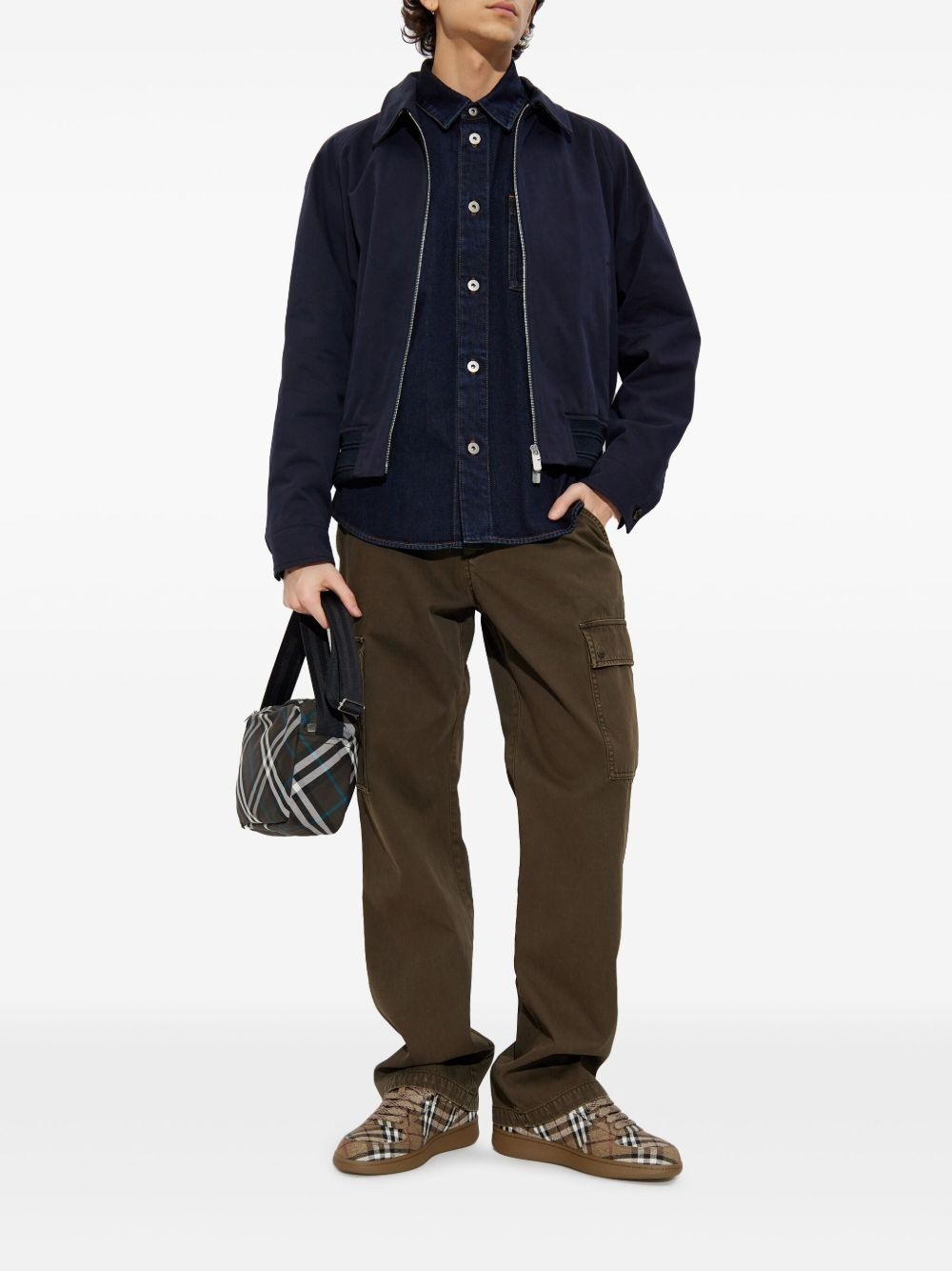 straight-leg cargo trousers - 2