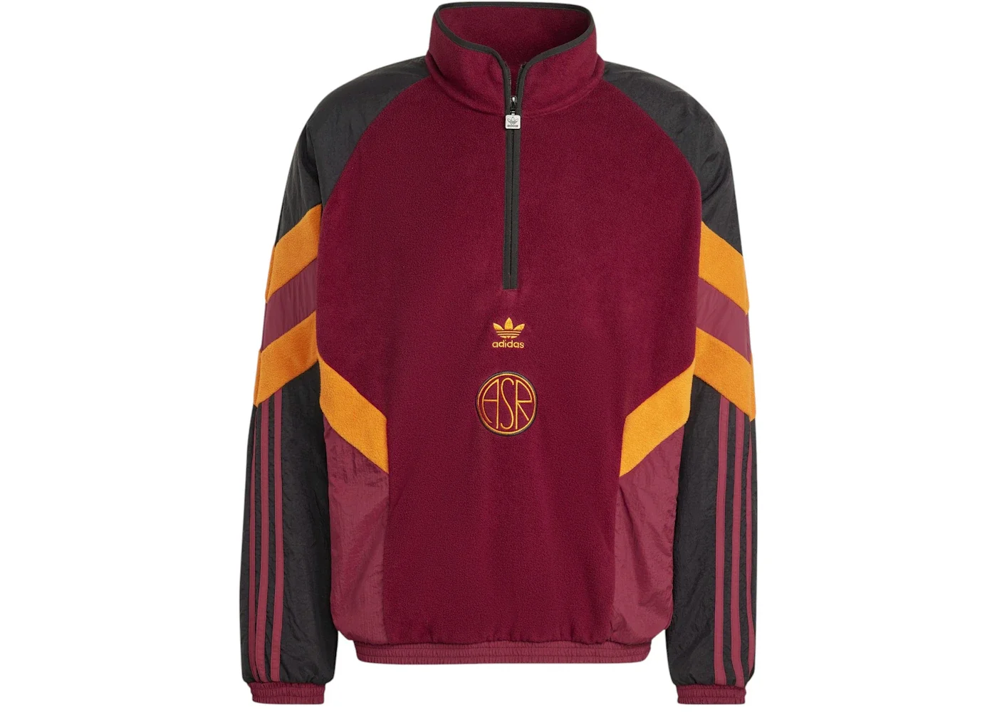 adidas Polar Fleece Sweatshirt Team Coll Burgundy 2 - 1