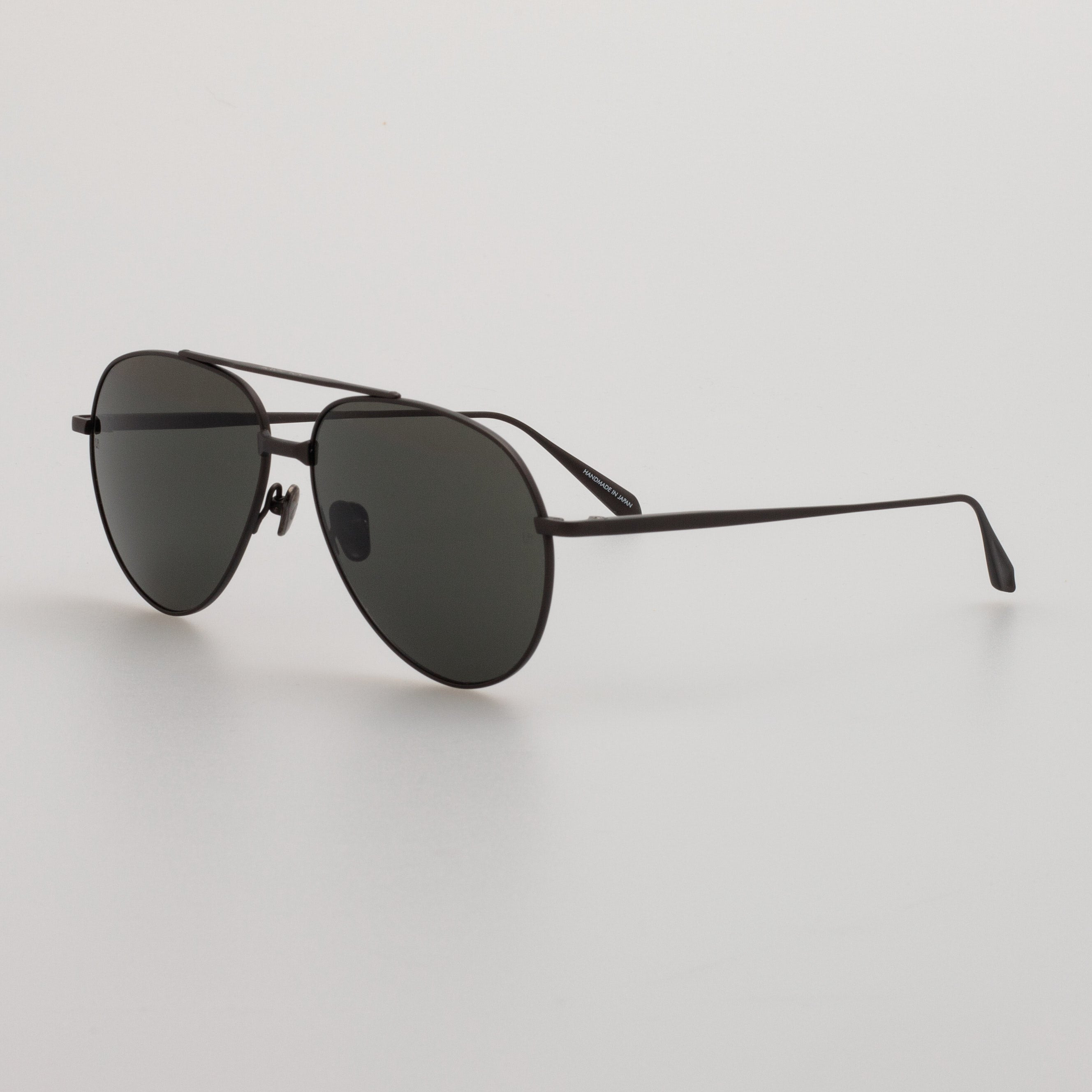 MARCELO AVIATOR SUNGLASSES IN MATT NICKEL - 3