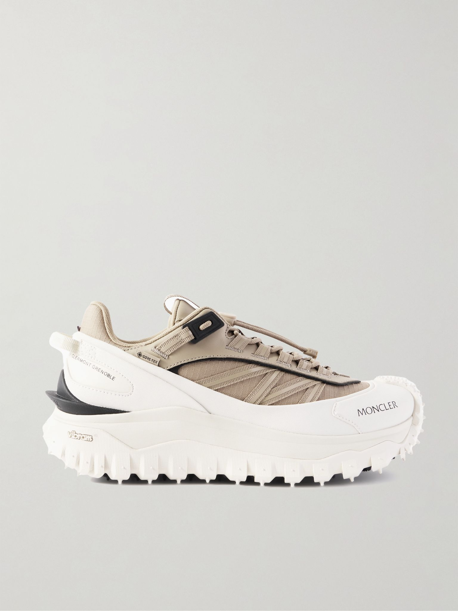 Trailgrip GTX Leather-Trimmed Ripstop and Rubber Sneakers Neutral - 1