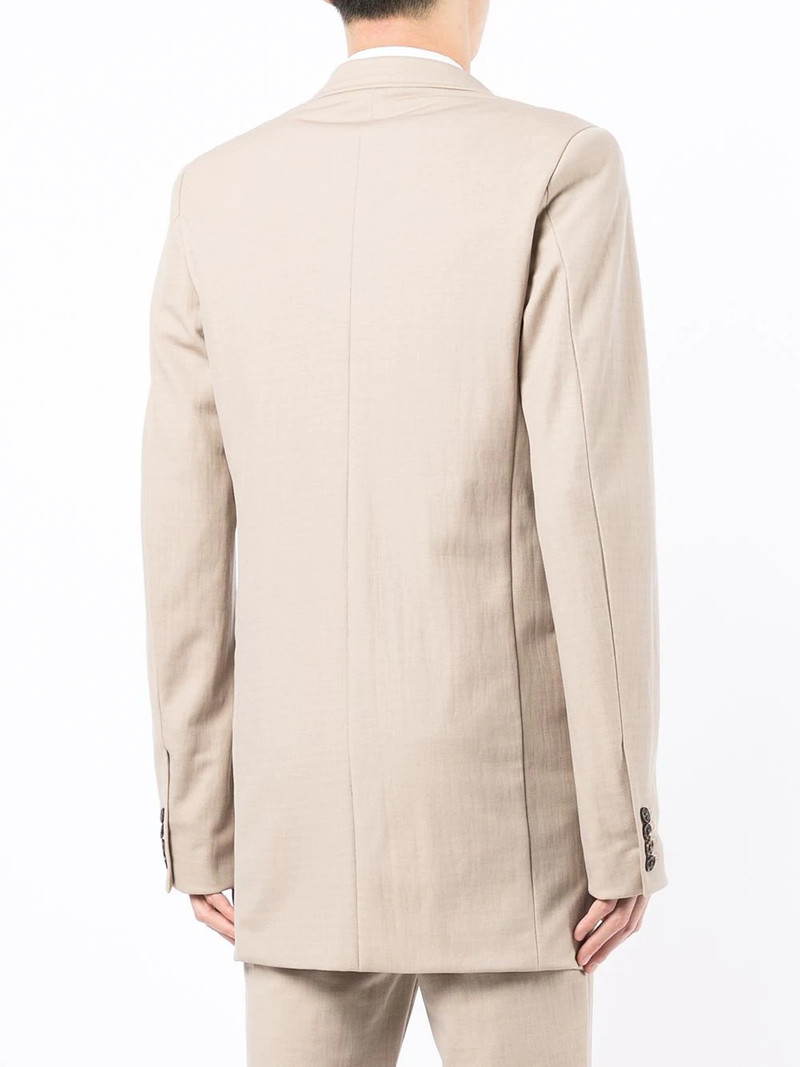 tape-detail single-breasted blazer 4