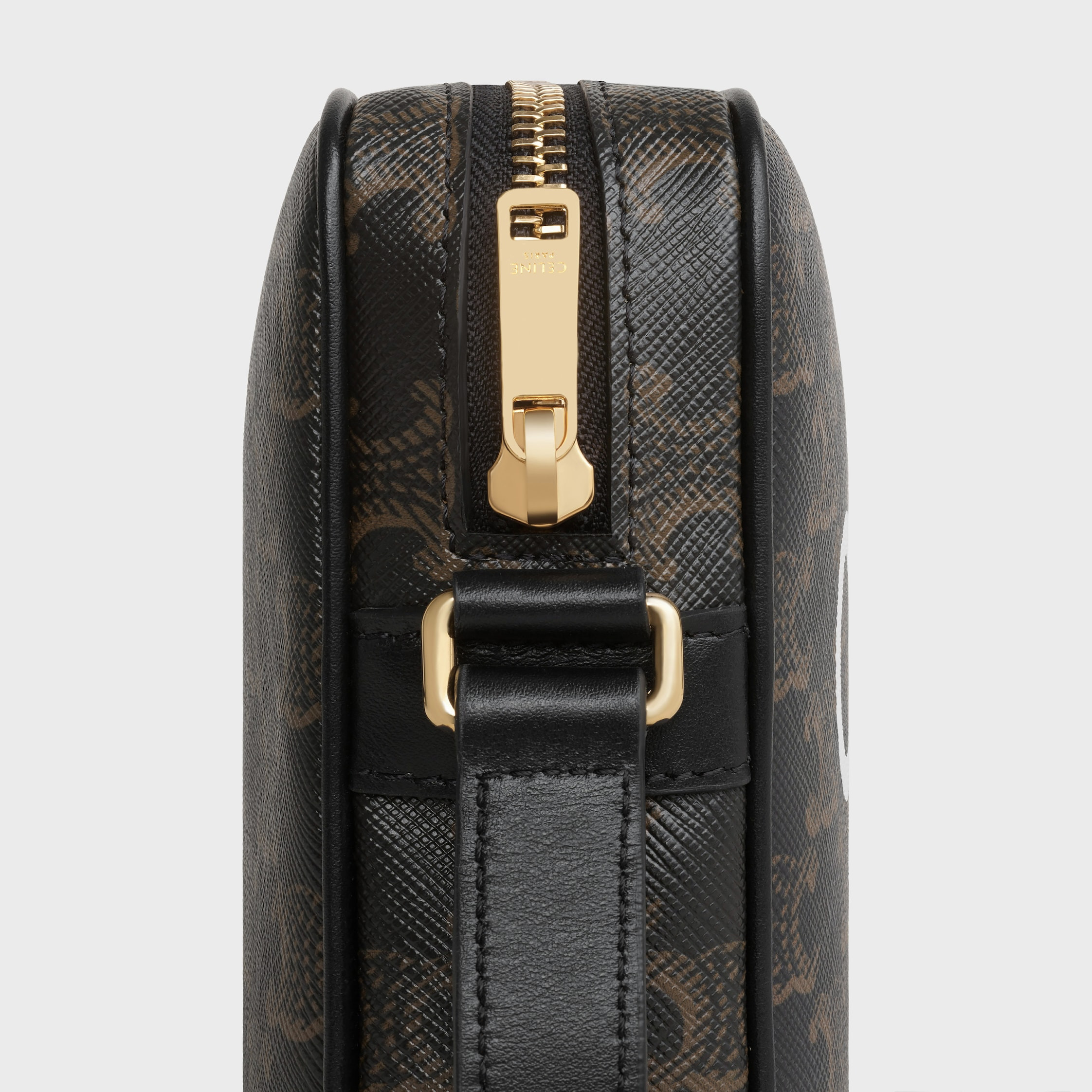 Medium Messenger Bag in Triomphe Canvas with Celine Print - 4