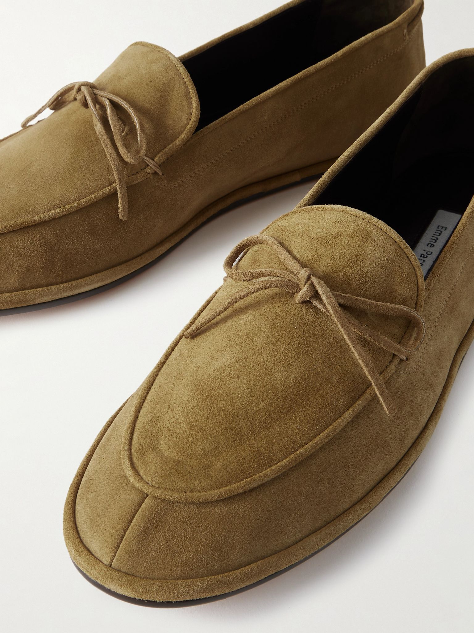 Parker suede loafers Taupe - 4
