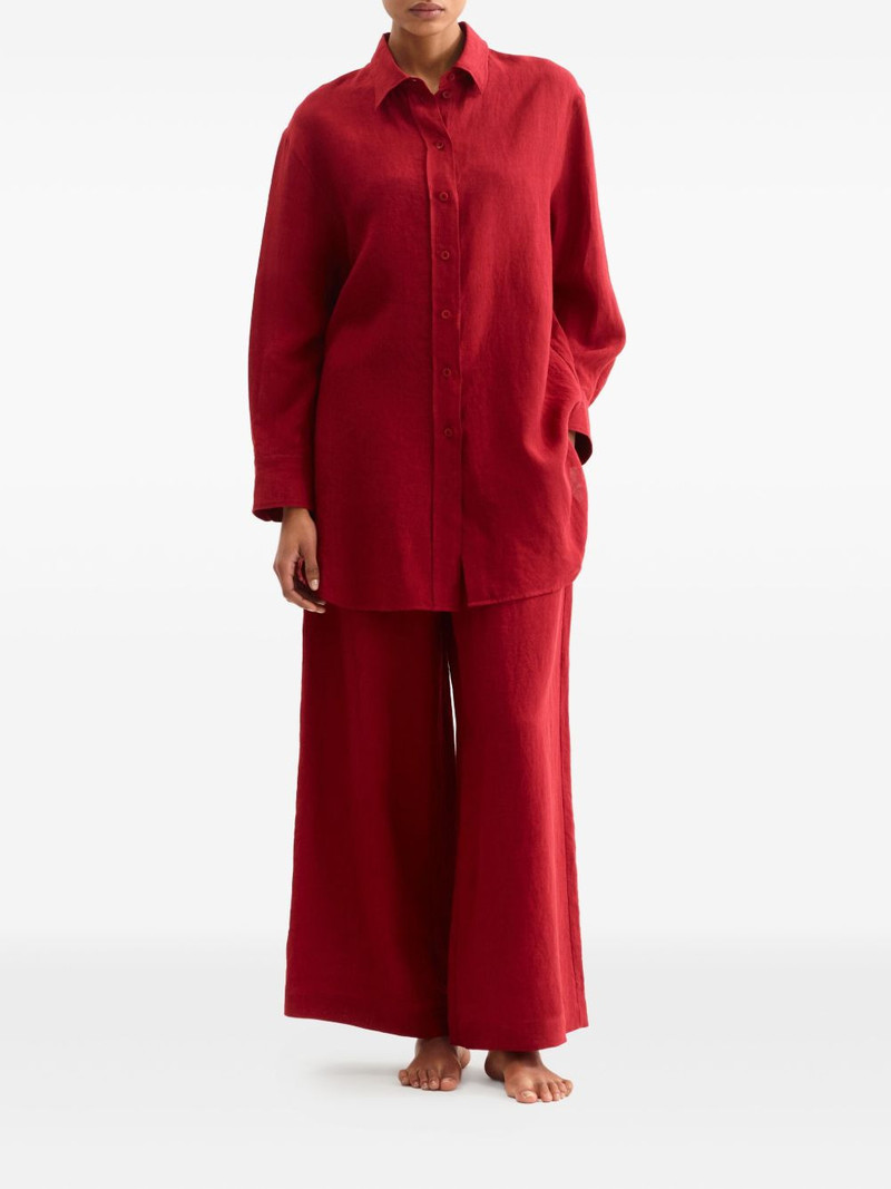 ERES Mignonette long-sleeve button-down shirt outlook