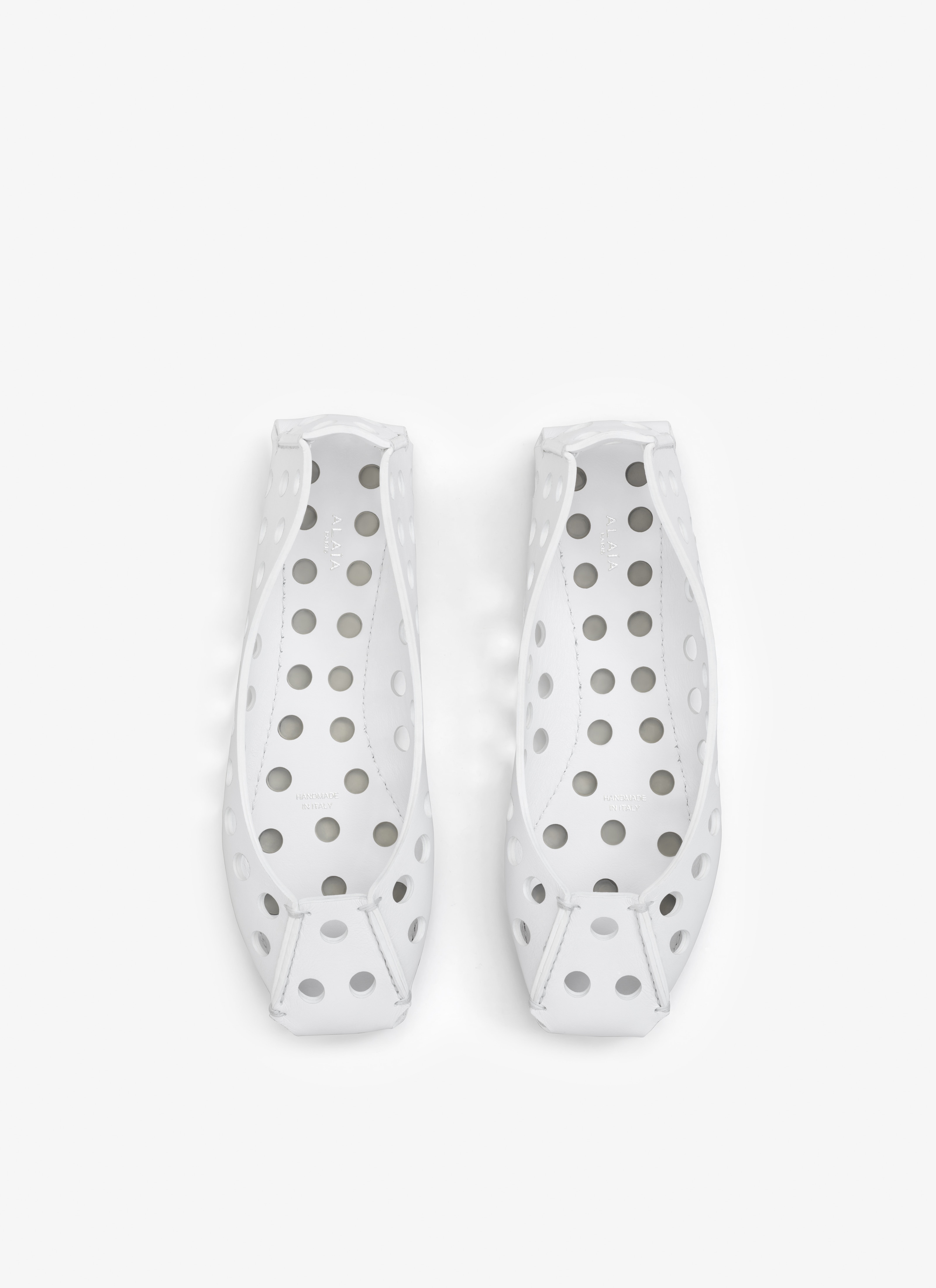 PERFO BALLET FLATS IN CALFSKIN - 3